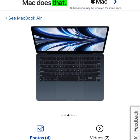 MacBook Air 2022 (midnight) MacBook Air 2022 (midnight)